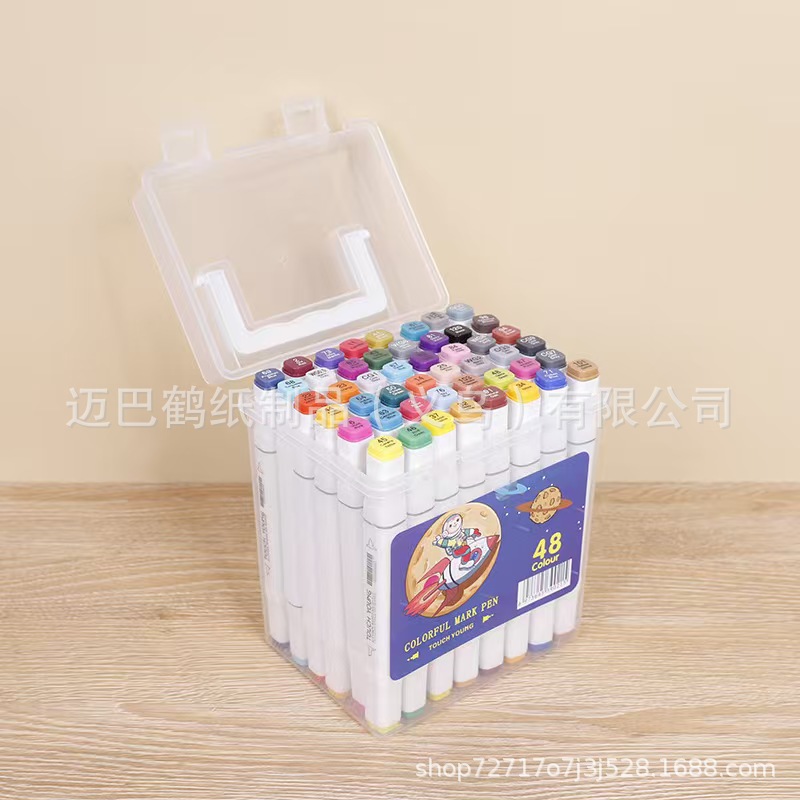 Màu sắc: Bút dạ trắng gốc cồn (48 màu)