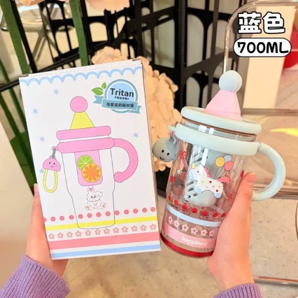 Màu sắc: Cốc Đá Mini - Chất liệu Tritan - Xanh lam