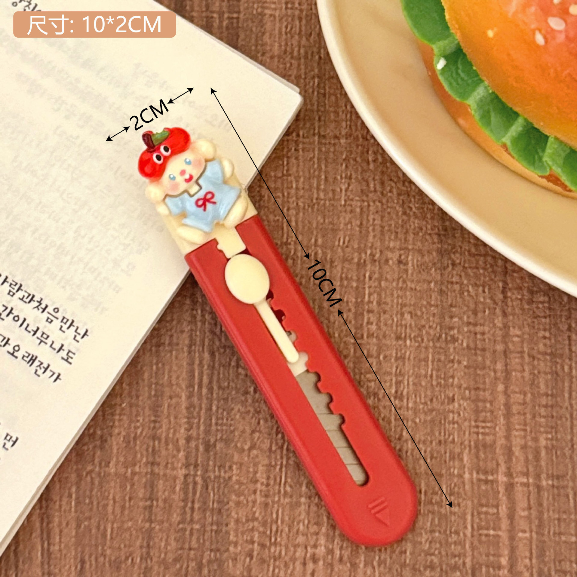 Màu sắc: #1 Màu đỏ - Dao thủ công hình chú chó con Apple