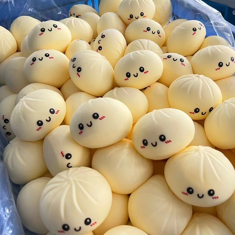 Đồ chơi giảm căng thẳng: một chiếc bánh bao hấp khổng lồ, đàn hồi
