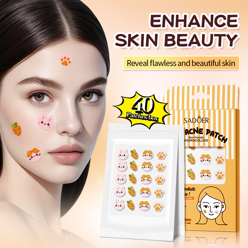 MIẾNG DÁN TRỊ MỤN SADOER HÌNH THỎ & MÈO – DỄ THƯƠNG, TIỆN LỢI & GIÚP CHE NỐT MỤN