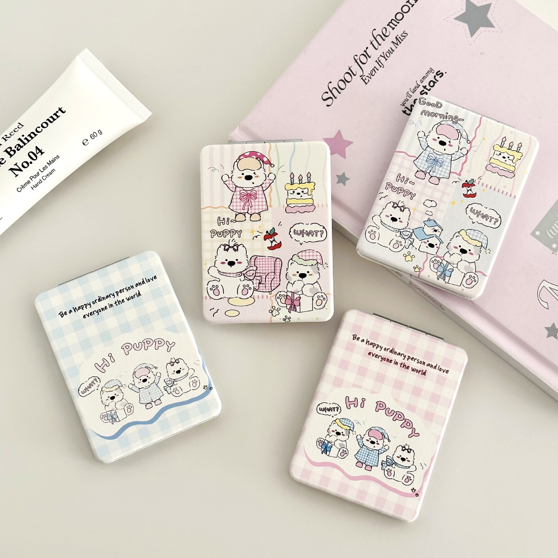 Màu sắc: Kính mini hình chú chó (4 mẫu được gửi ngẫu nhiên)