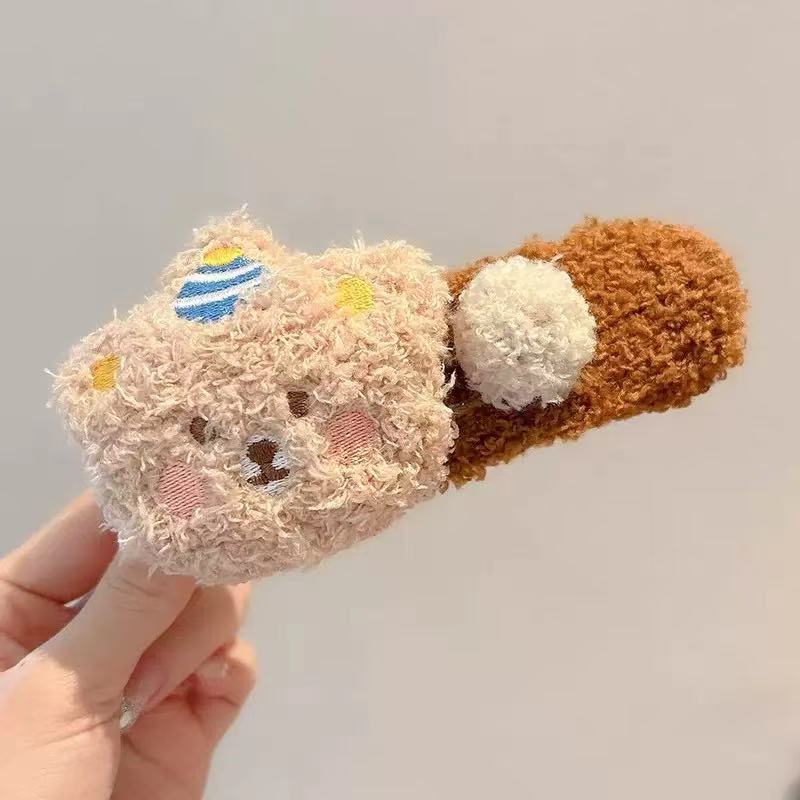 Màu sắc: Kẹp tóc hình gấu Cake Bear màu nâu