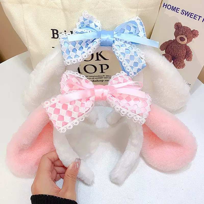 Băng đô tai chó Cinnamon Dog Sanrio My Melody dễ thương bằng ren