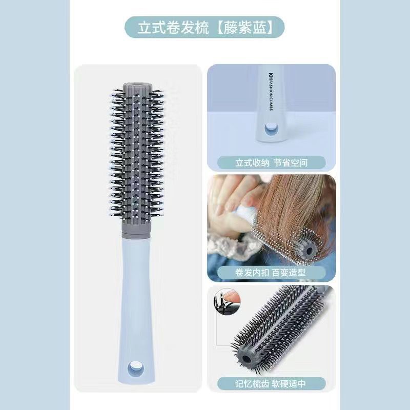 Màu sắc: Lược làm xoăn xanh dương