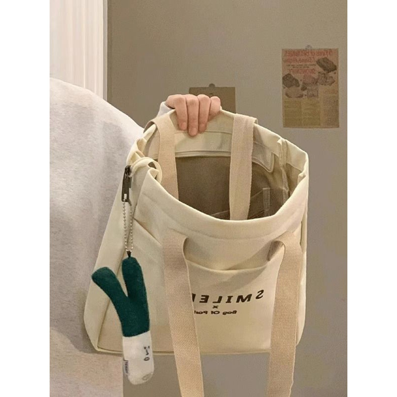 TÚI TOTE VẢI BỐ NỮ – DUNG TÍCH RỘNG, TRẺ TRUNG & PHÙ HỢP SINH VIÊN 👜📚✨