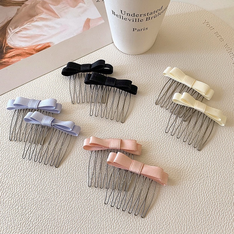 XƯỢC CÀI TÓC PHÍA TRƯỚC ĐÍNH NƠ – THANH LỊCH, TINH TẾ & NỮ TÍNH