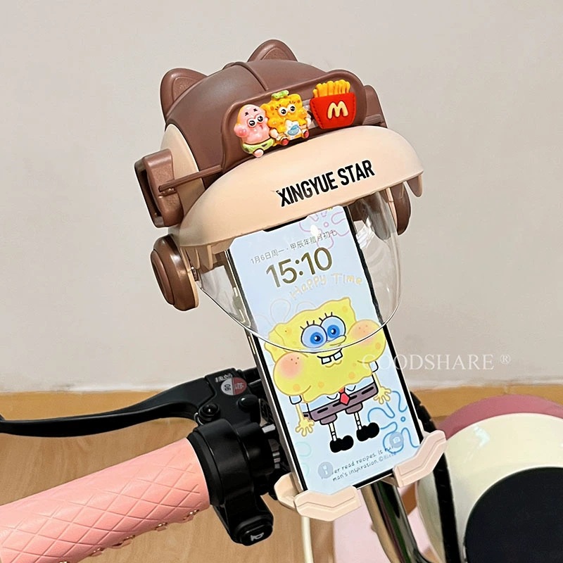 Màu sắc: Tay lái màu nâu kiểu dáng nhỏ gọn, yên xe kiểu cotton fries