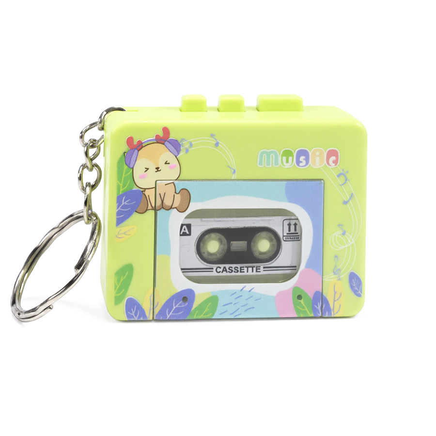 Móc Khóa Đồ Chơi Mini Hình Máy Nghe Nhạc VCD – Phong Cách Hoạt Hình Dễ Thương