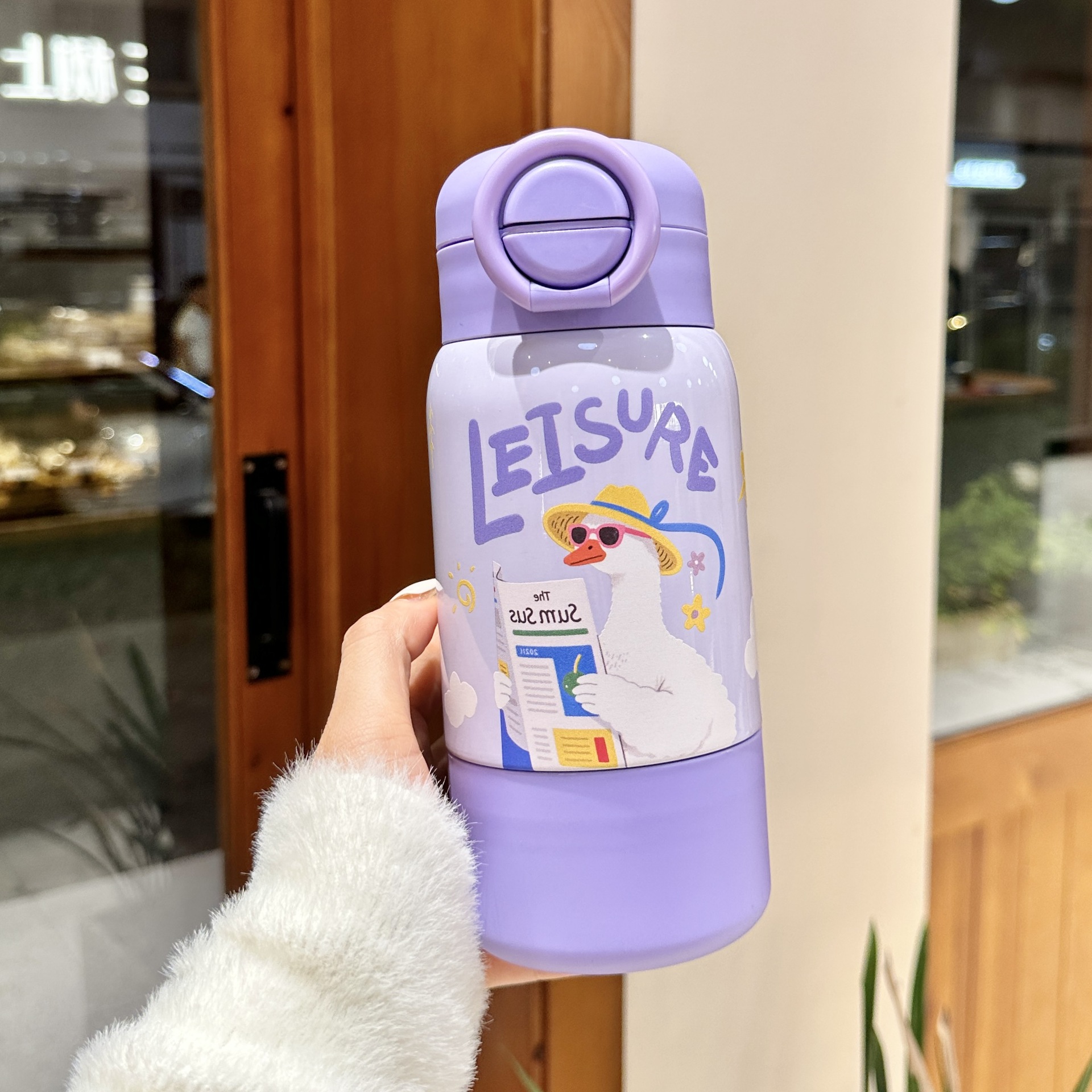 Màu sắc: Màu tím dễ thương 520ml