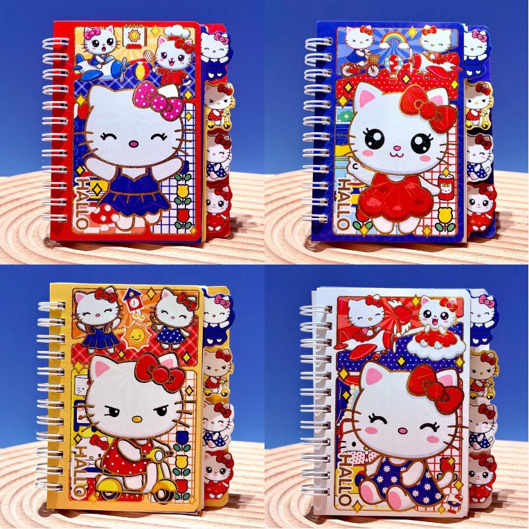 Màu sắc: Sổ tay lò xo Cat 100k 1015