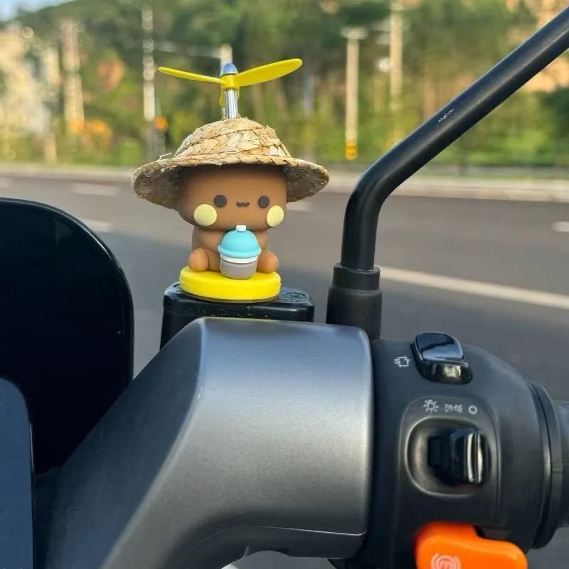 Màu sắc: Trà sữa Bubu [Kiểu dán] kèm mũ rơm